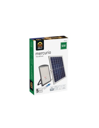 PROYECTOR SOLAR LED MERCURIO 50W IP65