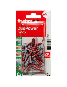 BLISTER DUOPOWER 5X25 BL 45 UD.FISCHER