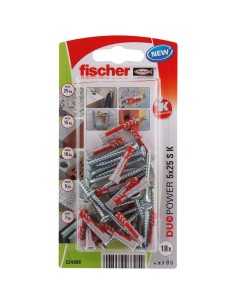 BLISTER DUOPOWER 5X25 S BL 18 UD.FISCHER