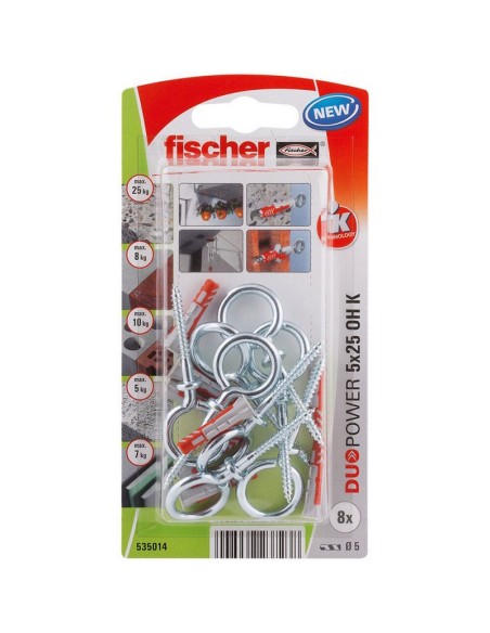 BLISTER DUOPOWER 5X25OH BL 8 UD.FISCHER