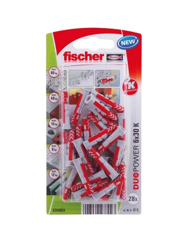 BLISTER DUOPOWER 6X30 BL 28 UD.FISCHER