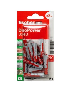 BLISTER DUOPOWER 8X40 BL 18 UD.FISCHER
