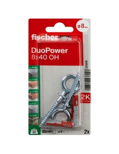 BLISTER DUOPOWER 8X40 OH BL 2 UD.FISCHER