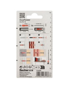 BLISTER DUOPOWER 8X40 S BL 8 UD.FISCHER 2