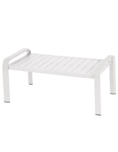 CONJ. ALUM. 2 SILLONES+SOFÁ+MESA. BCO.