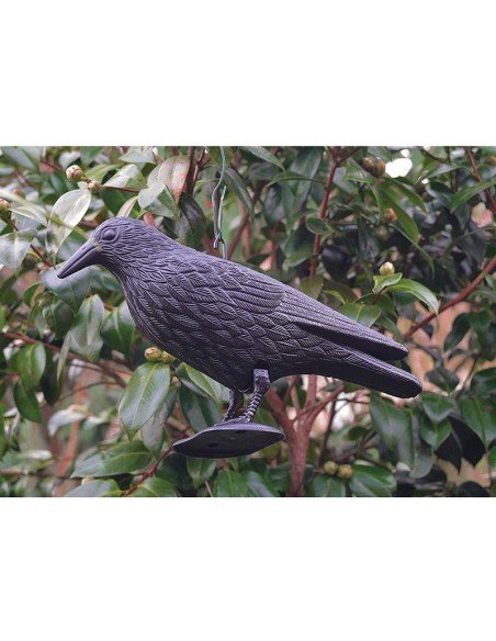CUERVO SEÑUELO ESPANTAPÁJ. 33X20X12 CM