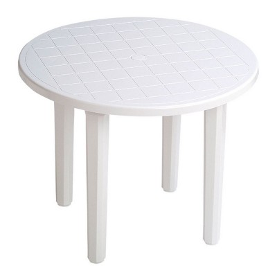 MESA REDONDA Ø 90 CM. BLANCA