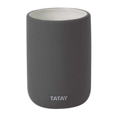 VASO PORTACEP. SOFT GRIS ANTRACITA TATAY