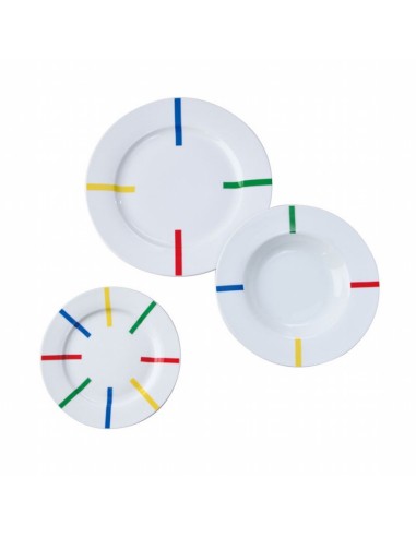 VAJILLA PORCELANA BENETTON 18 PZAS.