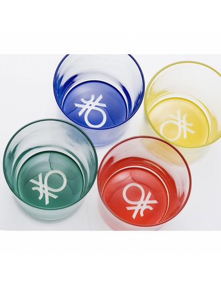 VASOS AGUA BENETTON 4 UN. 33 CL.