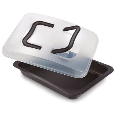 MOLDE BAKE&ROAST 24X32CM. TAPA PLASTICO