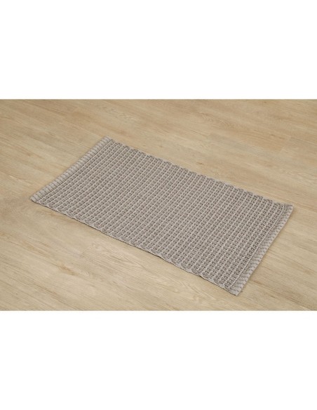 ALFOMBRA ALGODON TRENZADO 50X90CM. TOPO