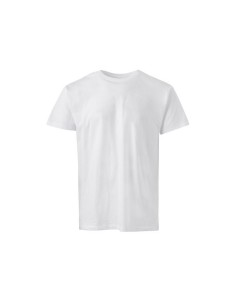 CAMISETA MANGO CORTA COLOR BLANCO T/M-XXL