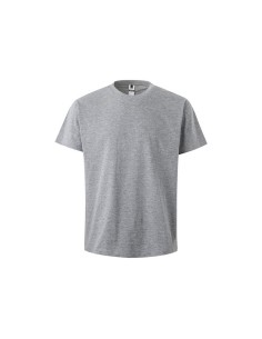 CAMISETA MANGO CORTA COLOR GRIS T/M-XXL
