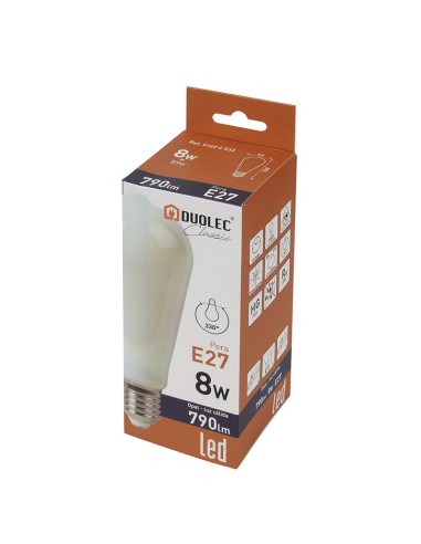 LAMP.LED FILAM.ST64  E27 6W 2700K OPACO