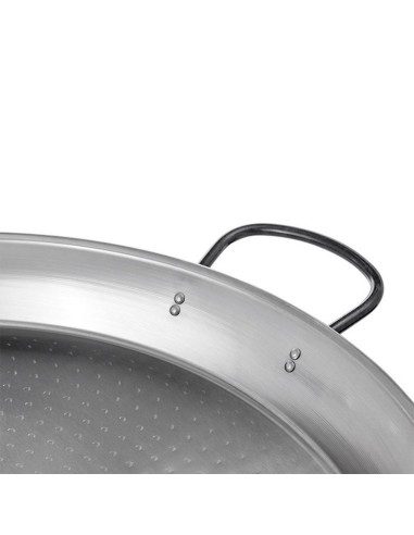 PAELLERA ACERO PULIDO 38 CM.