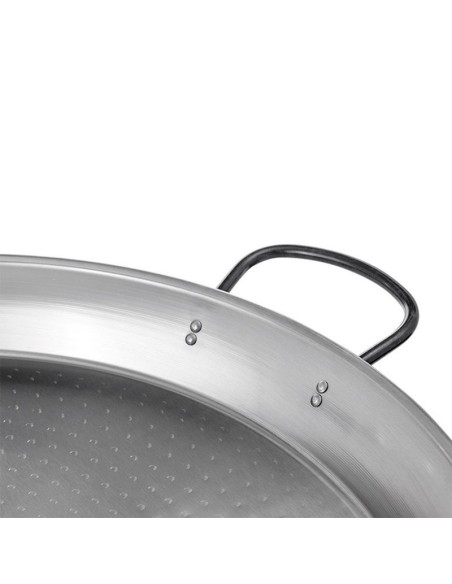 PAELLERA ACERO PULIDO 55 CM.