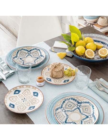 VAJILLA STONEWARE 18 PZ.METRO.CASABLANCA