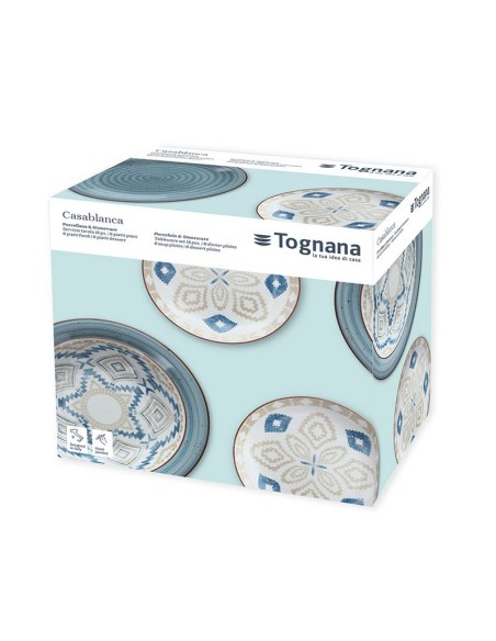 VAJILLA STONEWARE 18 PZ.METRO.CASABLANCA