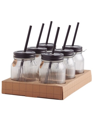 VASO 450 ML CON TAPA Y PAJITA