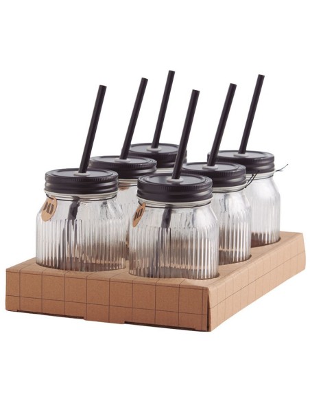 VASO 450 ML CON TAPA Y PAJITA