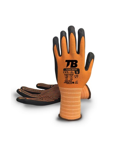 GUANTE NAILON Y ELAST R/NITRILO N. T/8