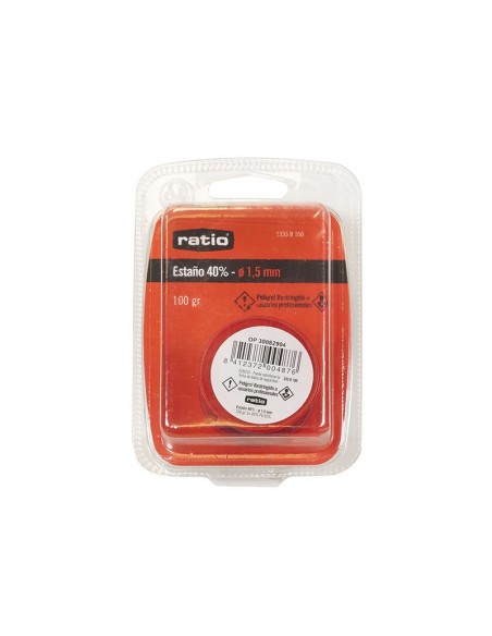 ESTAÑO BOB.40% 1,5MM.100GR.