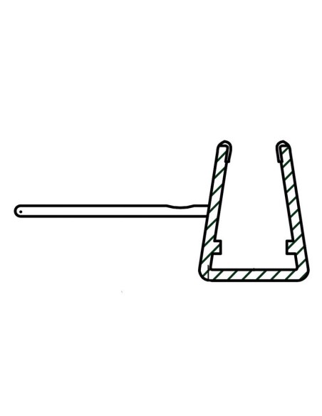 PERFIL 2 METROS JUNTA CRUCE 18MM 6/8MM