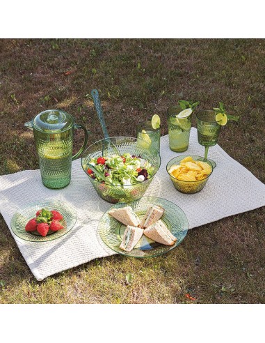 JGO.VIBA PS QD. ENSALADERA 25CM. VERDE