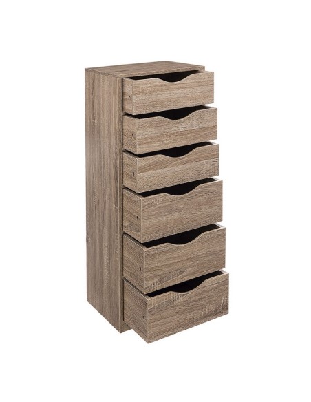 CAJONERA AUX. 6 CAJONES 38X33XH.100 CM.