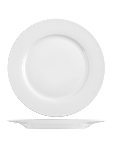 PLATO HONDO NBC ALA BLANCO 21 CM.