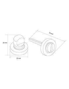 CONDENA PTA. WC + DESBLOQUEO. NEGRO 2