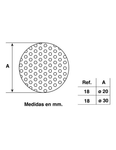 CLAVO DECORATIVO REDONDO.MARTIL. 30 MM.