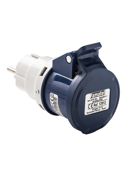 ADAPTADOR CLAVIJA 2P+TTL BASE 2P+T