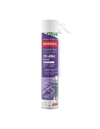 ESPUMA AE.TEJAS PU-49.GRIS 750 ML.