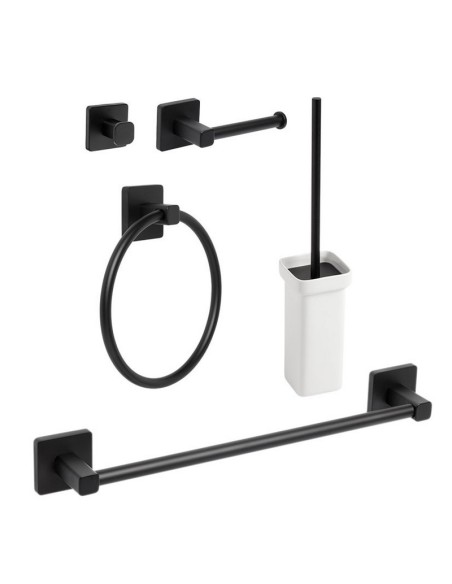 ACC. BAÑO NERO TATAY.PORTARROLLOS S/TAPA