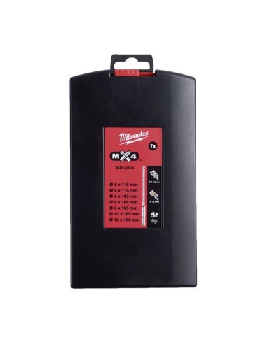 BROCA SDS-PLUS MX4 JGO.7  MILWAUKEE