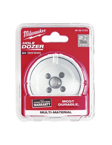 CORONA BIMETALICA HOLE DOZER 70MM.