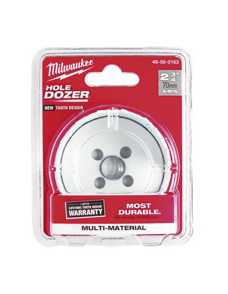 CORONA BIMETALICA HOLE DOZER 70MM.