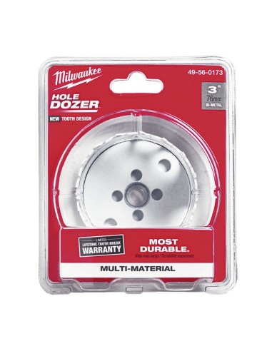 CORONA BIMETALICA HOLE DOZER 76MM.