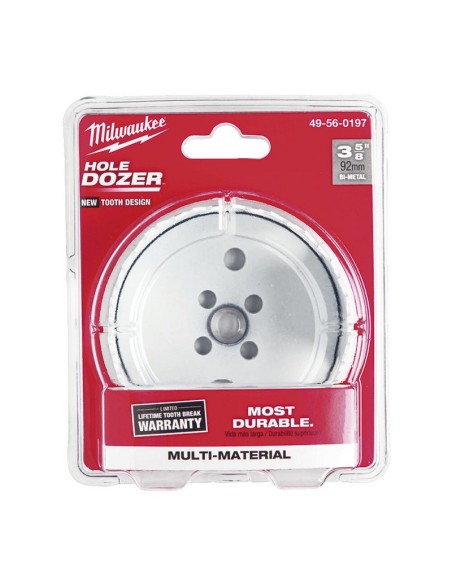 CORONA BIMETALICA HOLE DOZER 92MM.