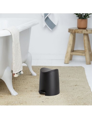 CUBO BAÑO 3 LITROS STANDARD NEGRO TATAY