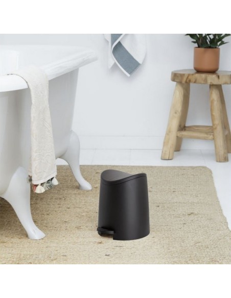 CUBO BAÑO 3 LITROS STANDARD NEGRO TATAY