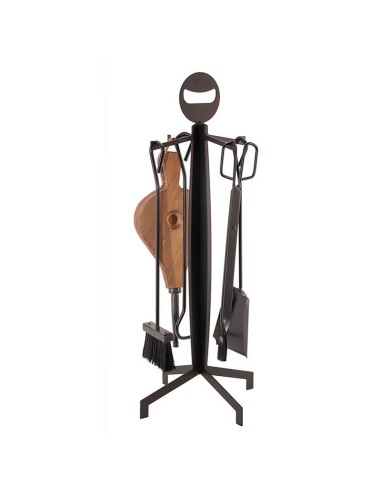 JUEGO ACCES. CHIMENEA. 4 PIEZAS.