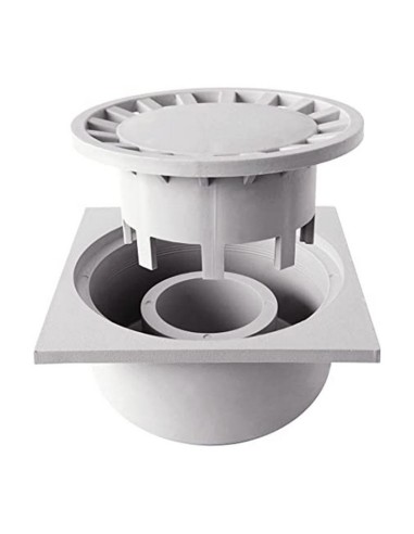 SUMIDERO SIFONICO 10X10CM SALIDA 32/40MM