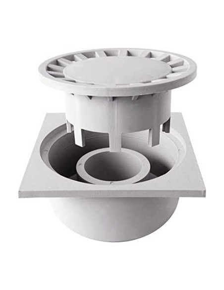 SUMIDERO SIFONICO 10X10CM SALIDA 32/40MM