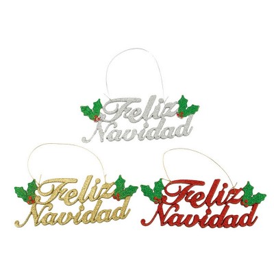 LETRERO FELIZ NAVIDAD PURPURINA SURTIDOS