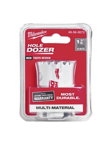 CORONA BIMETALICA HOLE DOZER 35MM.