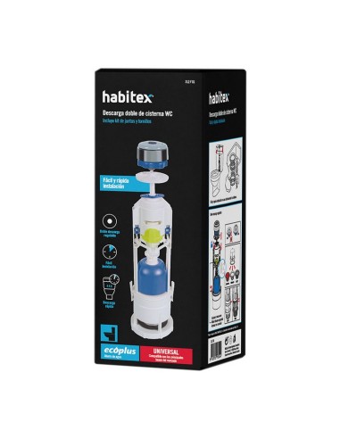 DESCARGA CISTERNA DOBL PULS+TORN HABITEX
