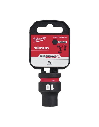 VASO IMPACTO 1/2" CORTO 10MM.